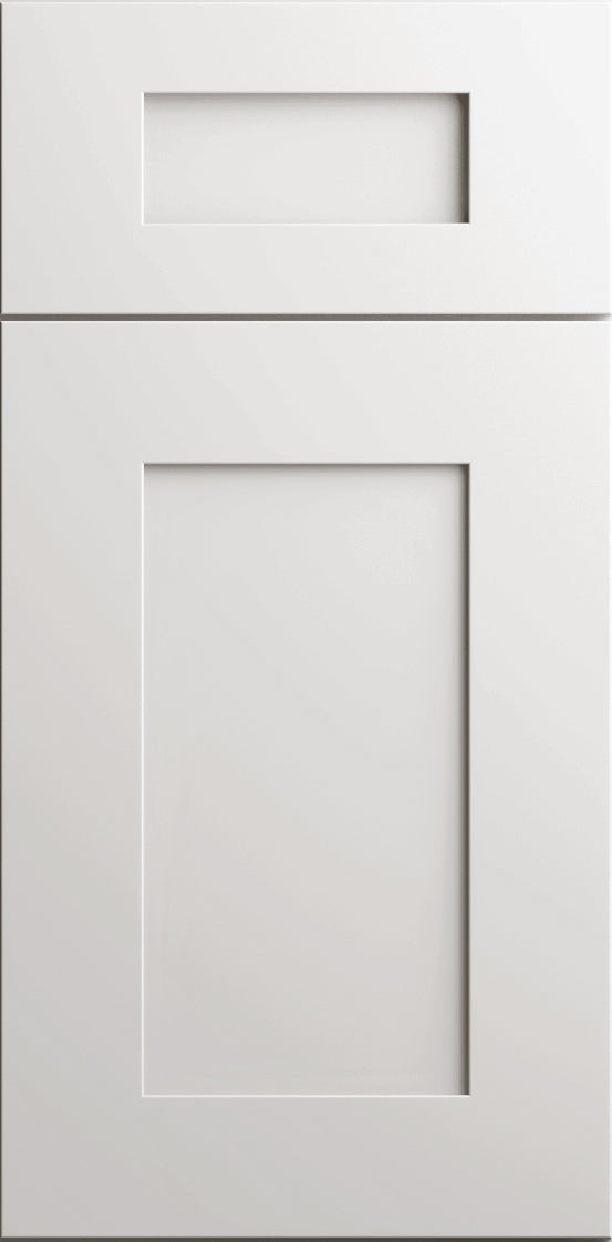 SAMPLE DOOR - FRAMED White Painted Shaker