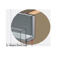 L-GOLA END CAPS