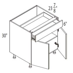 Base 2 Doors 1 Drawer