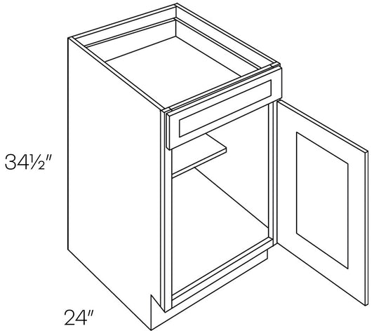 Base- 1 Door 1 Drawer