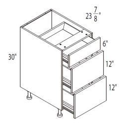 3 Drawer Base