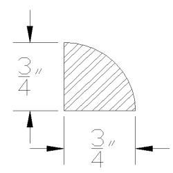 Quarter Round Molding