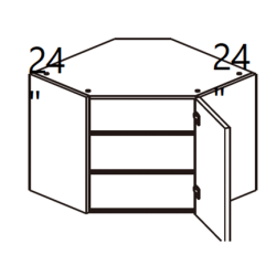 Wall Diagonal Cabinet